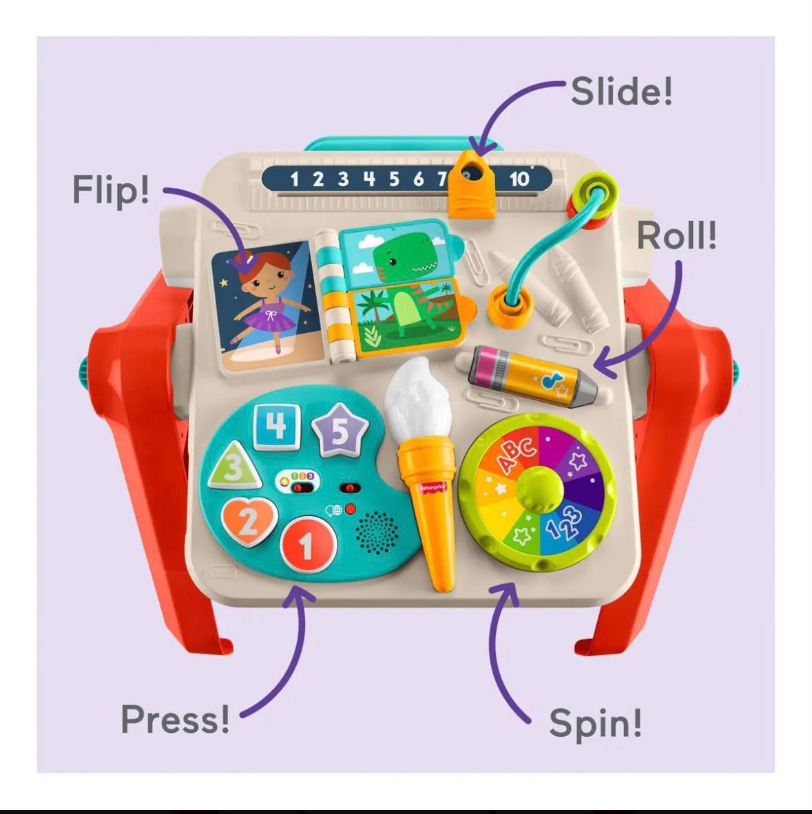 Mesa de Atividades 4 em 1 Fisher-Price - Imagem 7